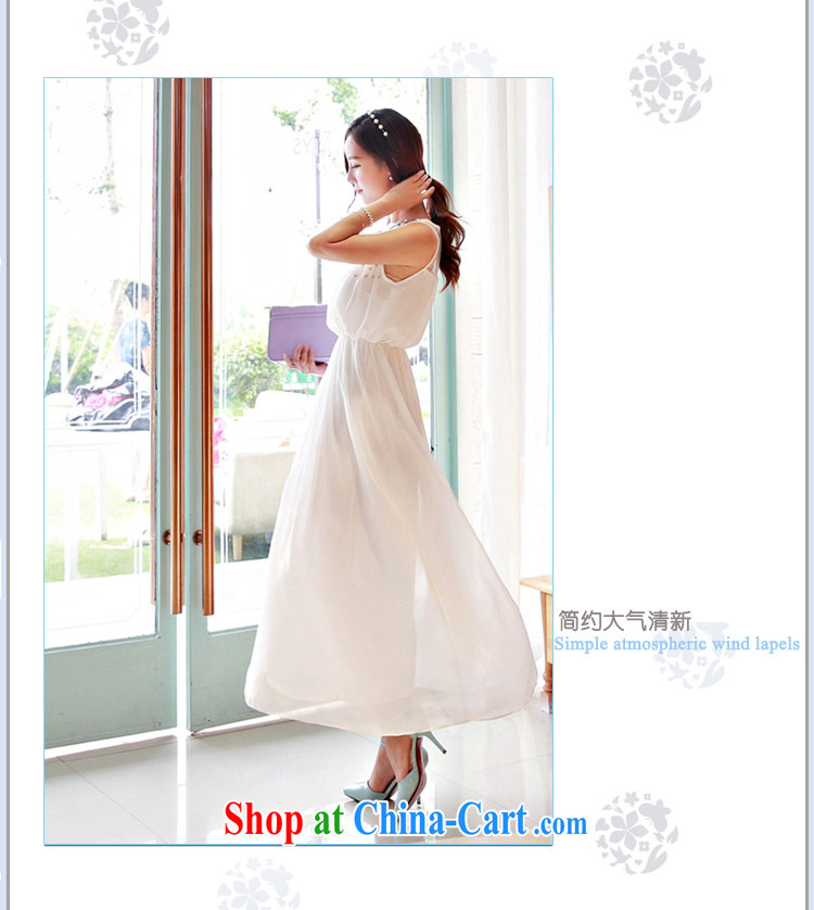 Summer 2014 Japanese Foreign Minister Nobutaka Machimura New staple Pearl Openwork white elegant long skirt and vest and dress skirt fairy L 1017 blue L pictures, price, brand platters! Elections are good character, the national distribution, so why buy now enjoy more preferential! Health