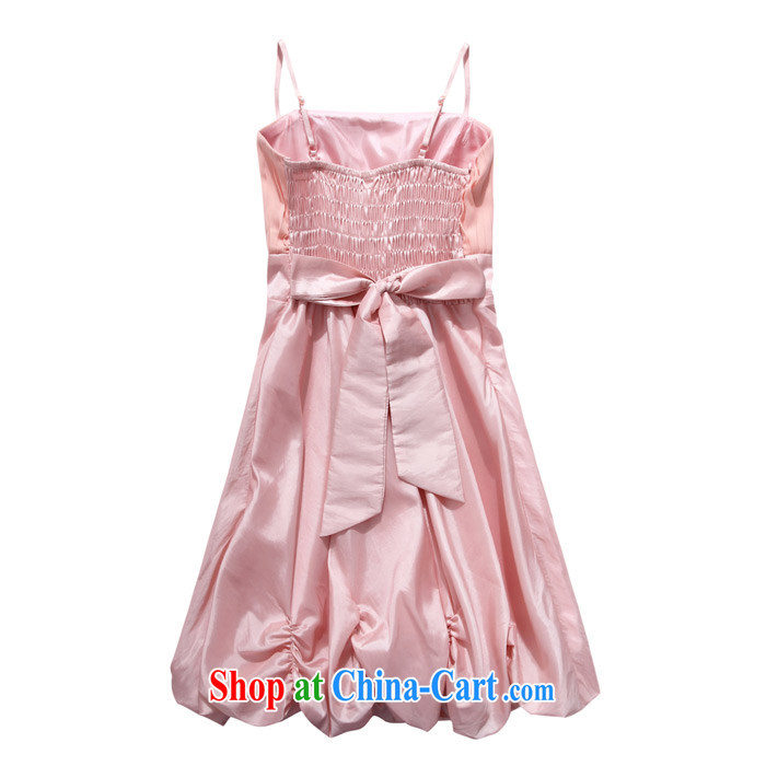 JK 2. YY Korean version of Princess Won van lanterns dinner dress strap bridesmaid dress short dress pink XXL pictures, price, brand platters! Elections are good character, the national distribution, so why buy now enjoy more preferential! Health