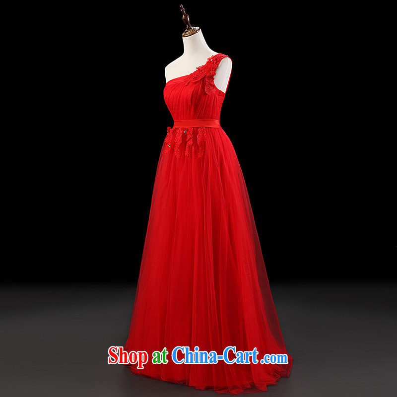 Love, Ms Audrey EU Yuet-mee, RobinIvy) dress 2015 New Long bridesmaid dress bridal toast serving the shoulder red evening dress L 34,585 red tailored, Paul love, Ms Audrey EU, and shopping on the Internet