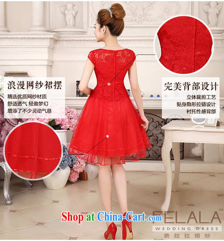 Ferrara ♀ 2015 new wedding dresses red Chinese qipao dress short marriages served toast summer red M Suzhou shipping pictures, price, brand platters! Elections are good character, the national distribution, so why buy now enjoy more preferential! Health