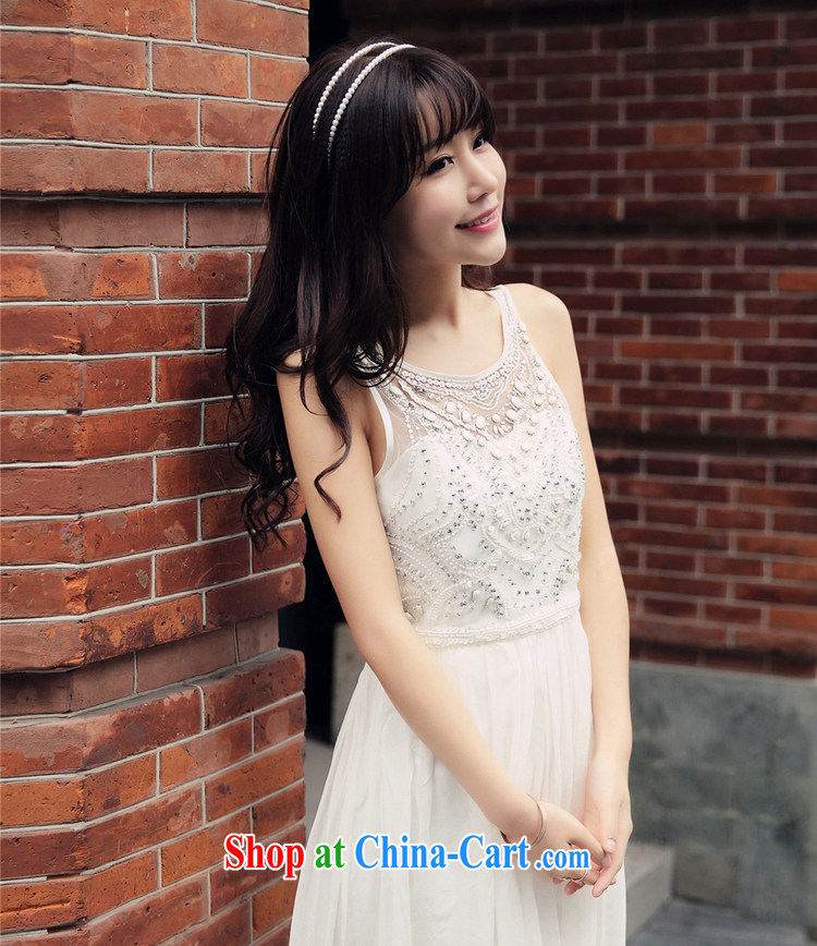 Summer of 2014 summer New staple-ju, female asymmetric sleeveless is not rules dresses dovetail long skirt Sin L 1019 white S pictures, price, brand platters! Elections are good character, the national distribution, so why buy now enjoy more preferential! Health