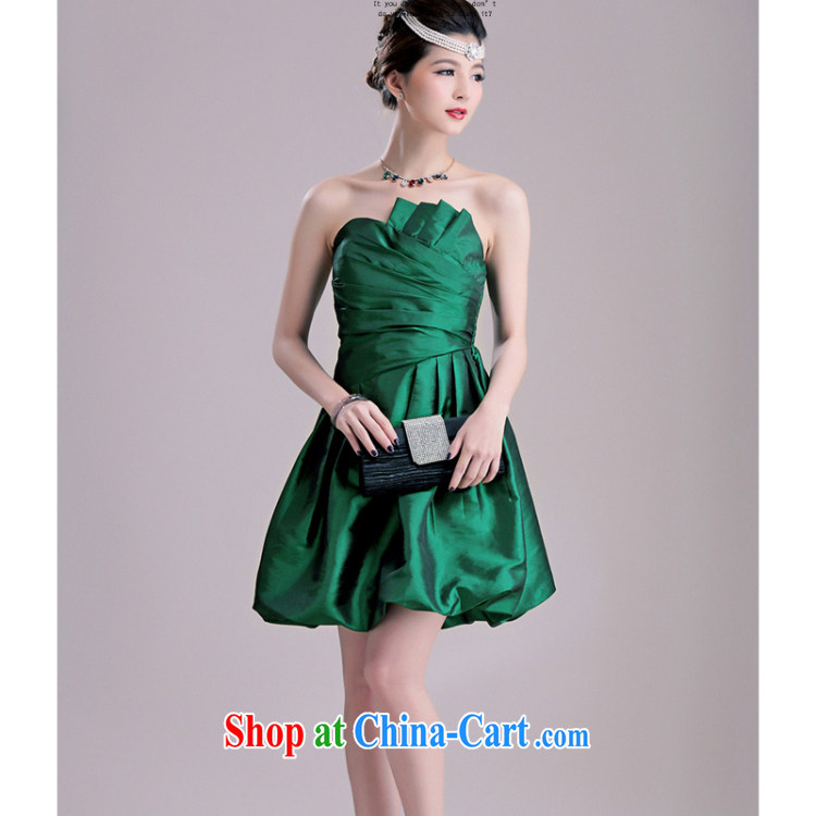 The heartrending flouncing off chest lantern small dress skirt 2015 Korean short wedding banquet hosted bridal bridesmaid sister with evening dress 5308 red XL code pictures, price, brand platters! Elections are good character, the national distribution, so why buy now enjoy more preferential! Health