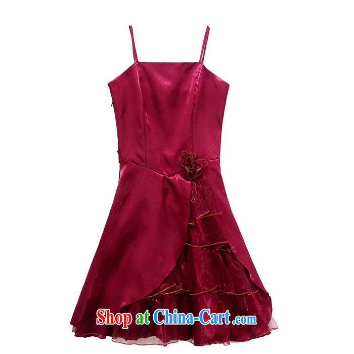 JK 2. YY Korean version of Princess Won van short bridesmaid mission straps dress dinner will be sexy dresses Magenta XXL pictures, price, brand platters! Elections are good character, the national distribution, so why buy now enjoy more preferential! Health