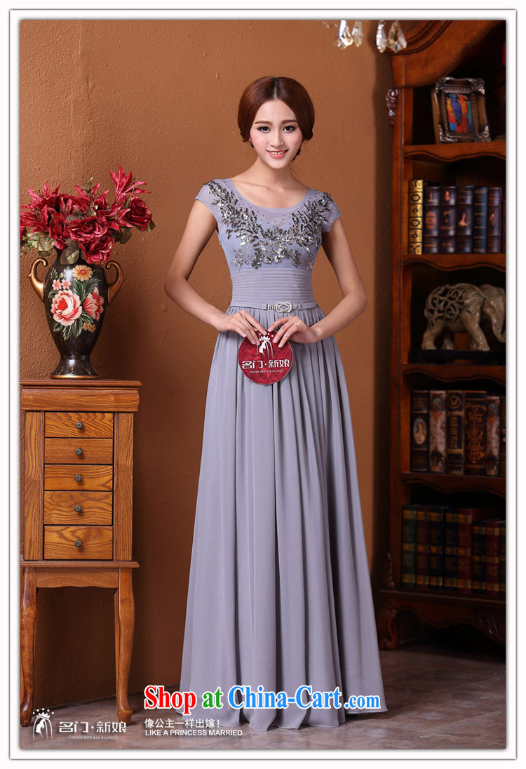 The bride's 2015 new elegant dress manual, long dresses, diamond gray 593 L pictures, price, brand platters! Elections are good character, the national distribution, so why buy now enjoy more preferential! Health