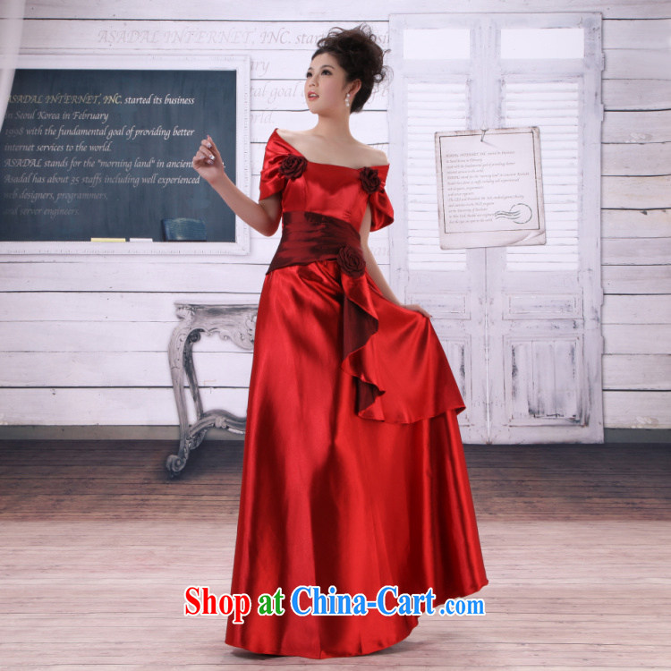 According to the 2015 Uganda new wine red long dress toast Stage service wedding dress wedding dress girl bridesmaid clothing wedding dress wine red. size color is not final pictures, price, brand platters! Elections are good character, the national distribution, so why buy now enjoy more preferential! Health
