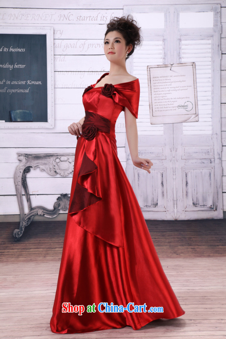 According to the 2015 Uganda new wine red long dress toast Stage service wedding dress wedding dress girl bridesmaid clothing wedding dress wine red. size color is not final pictures, price, brand platters! Elections are good character, the national distribution, so why buy now enjoy more preferential! Health