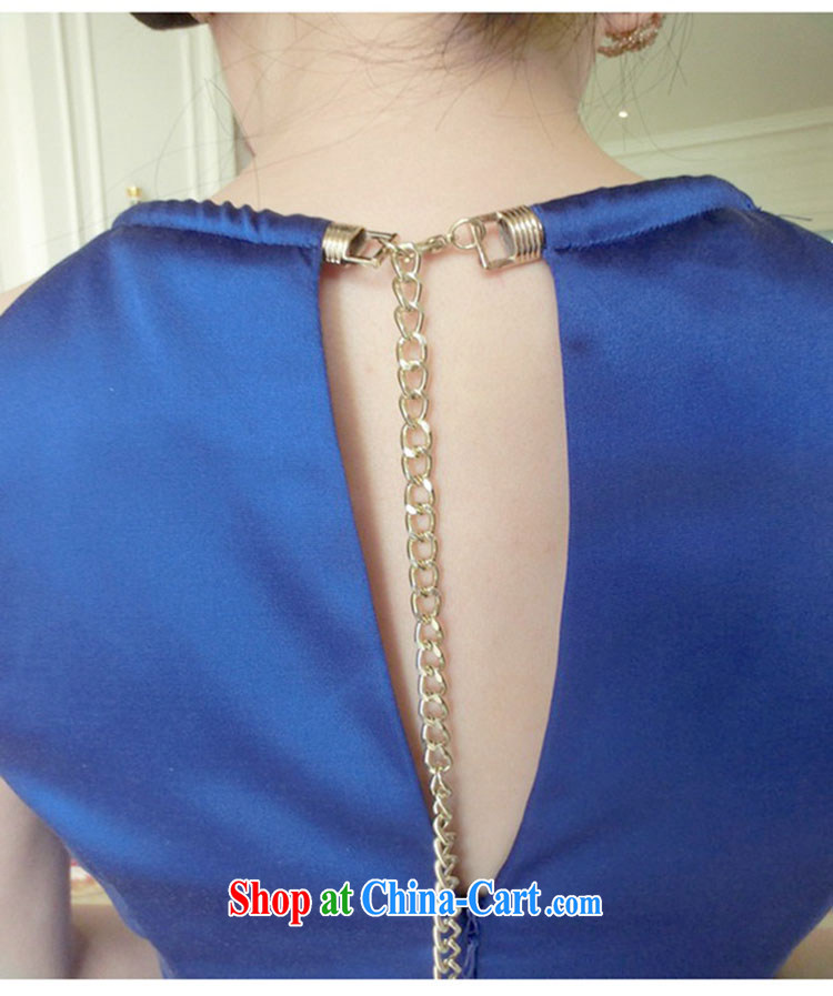 Days in Korea (ThYs) 2015 summer sense of your shoulders is also gold necklace dress 0375 #blue M pictures, price, brand platters! Elections are good character, the national distribution, so why buy now enjoy more preferential! Health