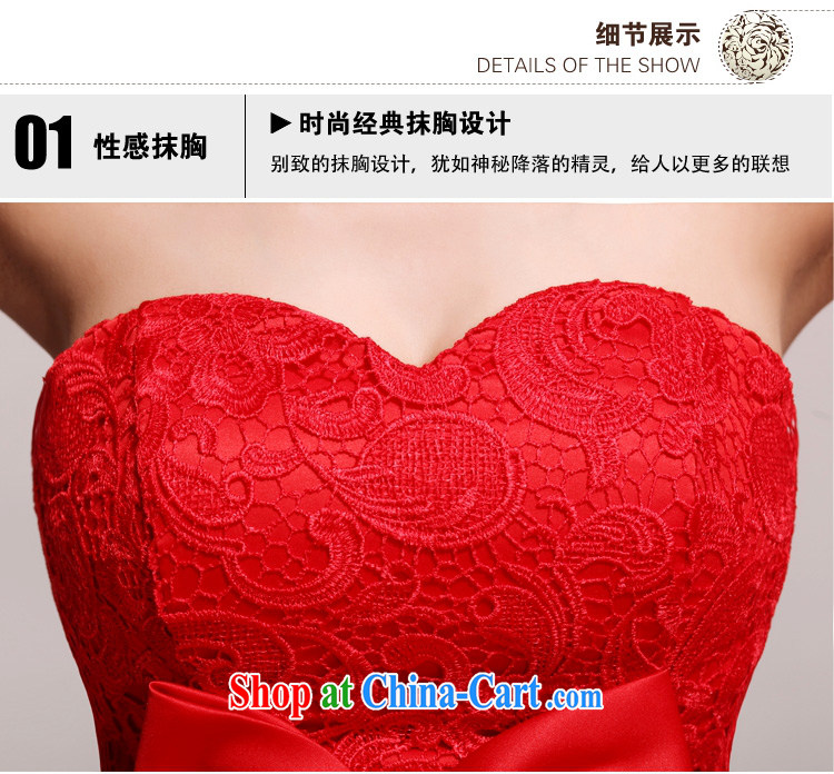 Yong-yan and 2015 new small dress dress bridal bridesmaid clothing red wedding dresses wedding toast clothing dress short lace front short, long purple XXL no final pictures, price, brand platters! Elections are good character, the national distribution, so why buy now enjoy more preferential! Health