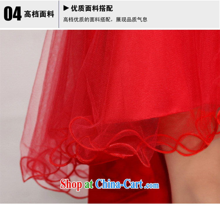 Yong-yan and 2015 new small dress dress bridal bridesmaid clothing red wedding dresses wedding toast clothing dress short lace front short, long purple XXL no final pictures, price, brand platters! Elections are good character, the national distribution, so why buy now enjoy more preferential! Health