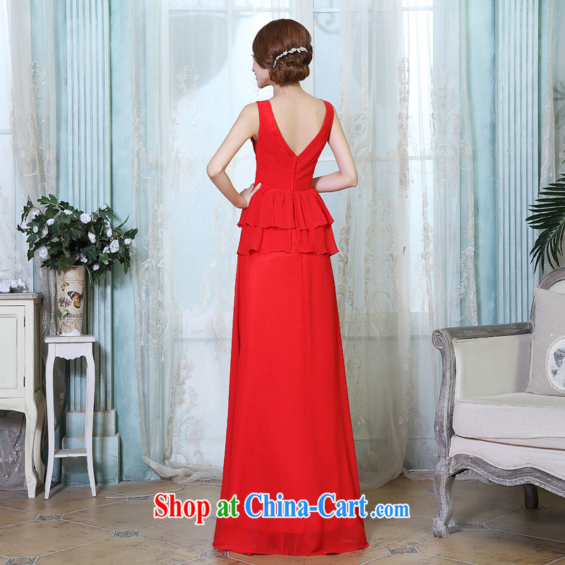 Love Life bridal dresses 2015 new marriage long bridesmaid Evening Dress shoulders female Red XL, love life, and shopping on the Internet