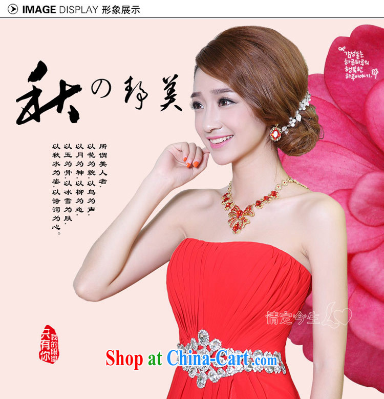 Love Life wedding dresses 2015 new Korean wiped chest sexy long married women banquet toast late female bridesmaid red XXL pictures, price, brand platters! Elections are good character, the national distribution, so why buy now enjoy more preferential! Health