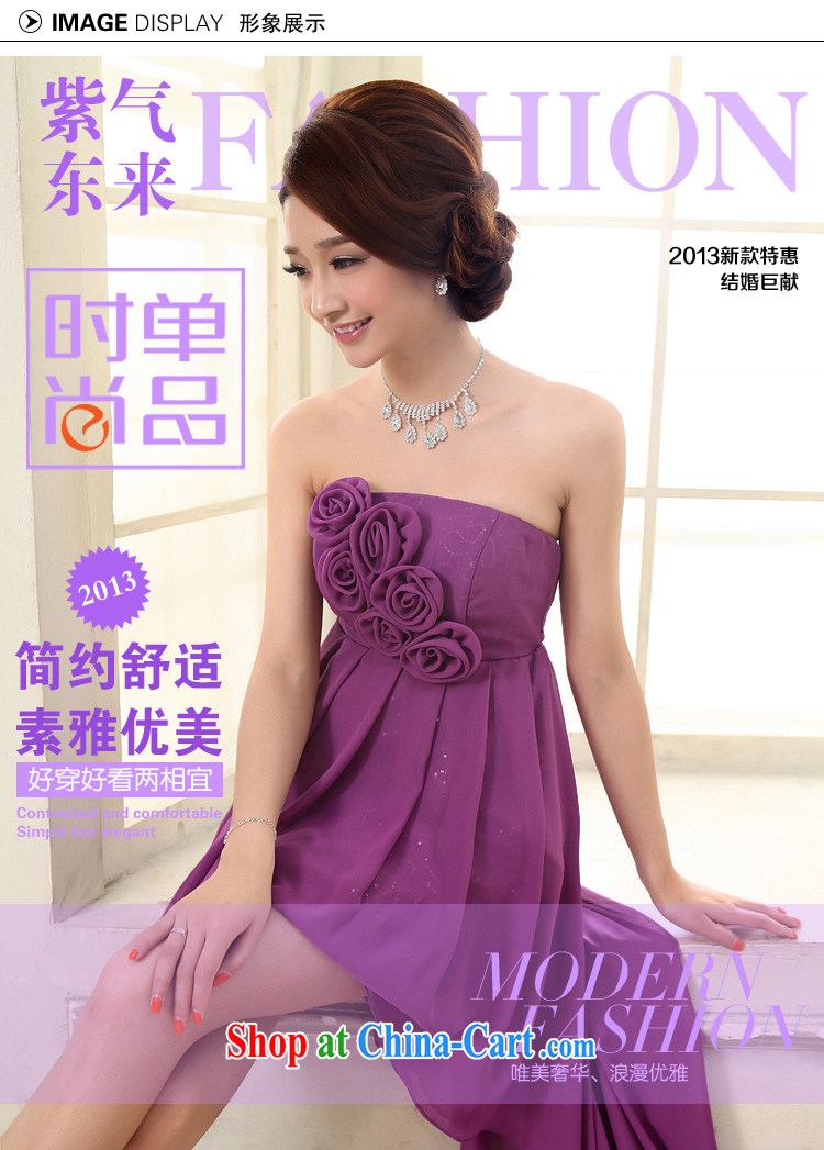 Love Life 2015 new wedding dresses short before long gown bridal toast serving evening dress purple bows clothing purple XXL pictures, price, brand platters! Elections are good character, the national distribution, so why buy now enjoy more preferential! Health