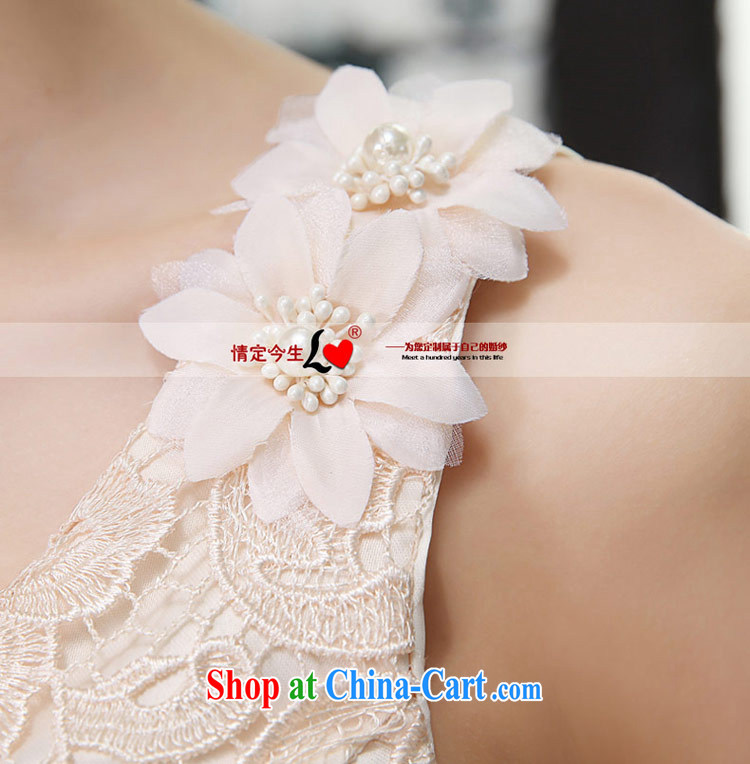 Love Life 2015 new bridesmaid clothing lace banquet wedding Evening Dress red toast clothing dress Korean single shoulder cultivating graphics thin shaggy dress red XXL pictures, price, brand platters! Elections are good character, the national distribution, so why buy now enjoy more preferential! Health