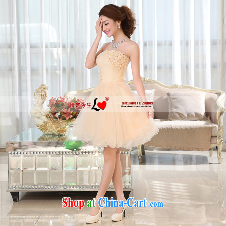 Love Life 2015 new bridesmaid toast wedding dress Evening Dress short beauty graphics thin lace shaggy dress wiped chest Korean Red L pictures, price, brand platters! Elections are good character, the national distribution, so why buy now enjoy more preferential! Health
