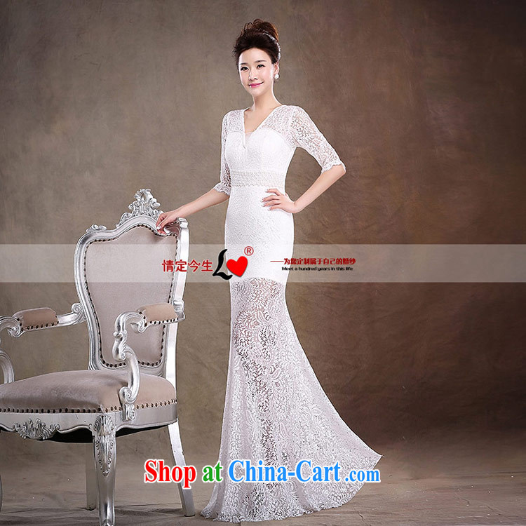 Love Life wedding dresses new 2014 marriages served toast red evening dress long Graphics thin beauty white XL pictures, price, brand platters! Elections are good character, the national distribution, so why buy now enjoy more preferential! Health