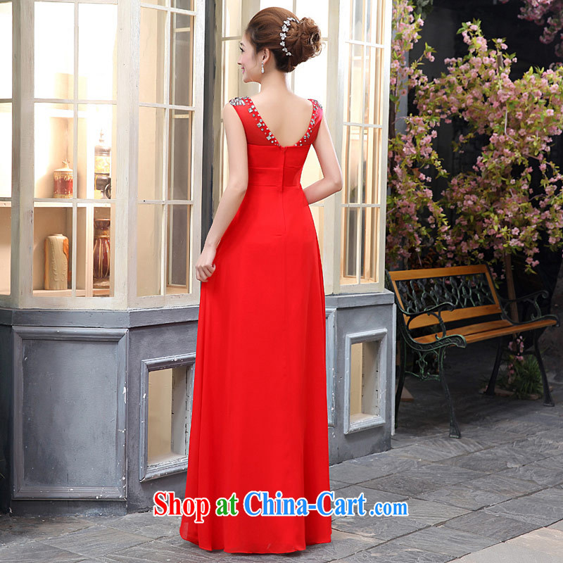 Love Life 2015 spring and summer bridal wedding dress red wedding toast clothing Evening Dress uniforms bridesmaid serving long red XXL, love life, and shopping on the Internet