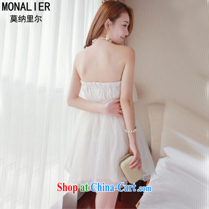 monalier Mona in 2014, sense of my store Pearl is also exposed the princess shaggy Web yarn small dress dresses L, MONA (monalier), online shopping