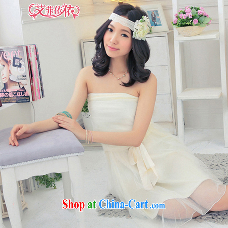 The Parting short Web yarn wiped his chest-waist small dress 2015 Korean wedding banquet hosted bridal bridesmaid sister with strap dresses 5343 card the color code, the parting, and shopping on the Internet