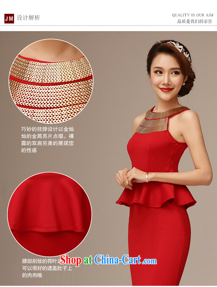 Dirty comics 2015 new spring and summer bridal wedding toast serving long stylish hanging also with red stretch silk cultivation at Merlion dress red L pictures, price, brand platters! Elections are good character, the national distribution, so why buy now enjoy more preferential! Health