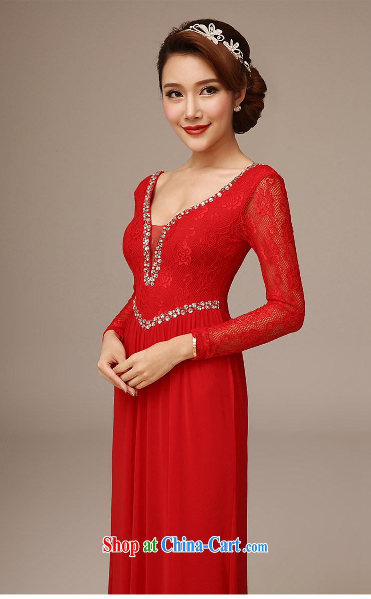 dirty man marriages long bows, 2015 New Field shoulder-neck beauty at Merlion dress red M pictures, price, brand platters! Elections are good character, the national distribution, so why buy now enjoy more preferential! Health