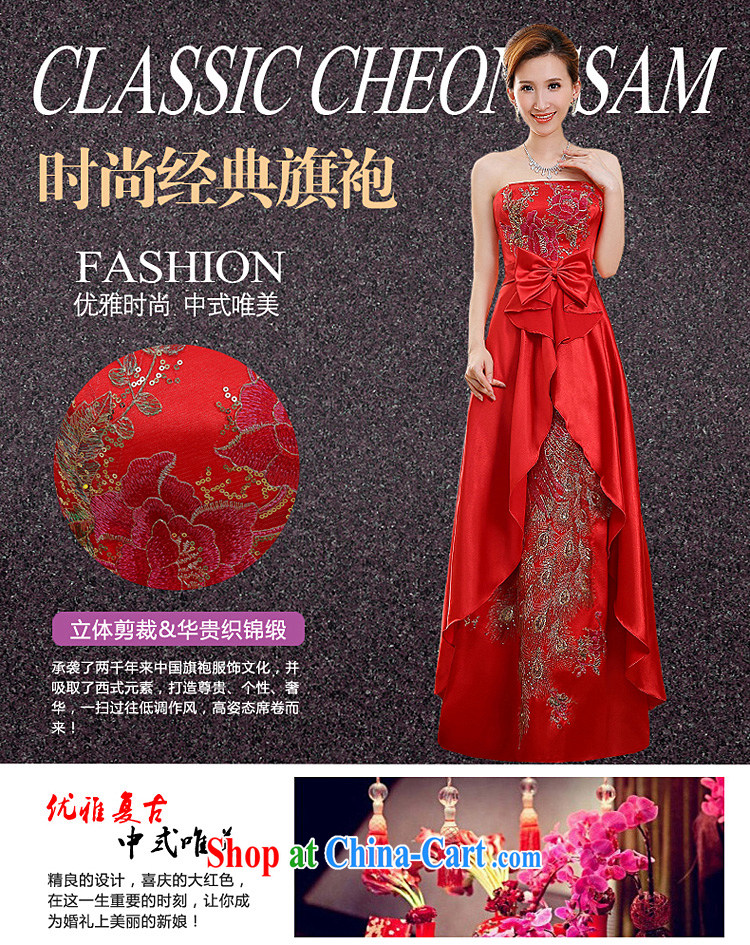 Flower Angel, summer 2014 new marriages marriage chest bare gown Phoenix Peony butterfly knot Satin soft Satin exclusive and comfortable red toast serving XXL pictures, price, brand platters! Elections are good character, the national distribution, so why buy now enjoy more preferential! Health
