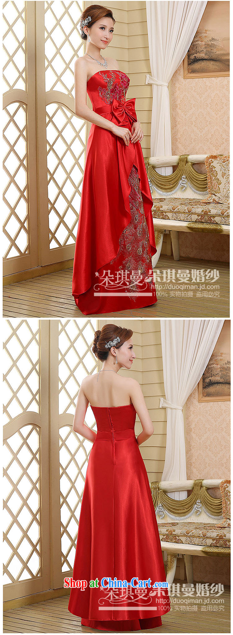 Flower Angel, summer 2014 new marriages marriage chest bare gown Phoenix Peony butterfly knot Satin soft Satin exclusive and comfortable red toast serving XXL pictures, price, brand platters! Elections are good character, the national distribution, so why buy now enjoy more preferential! Health