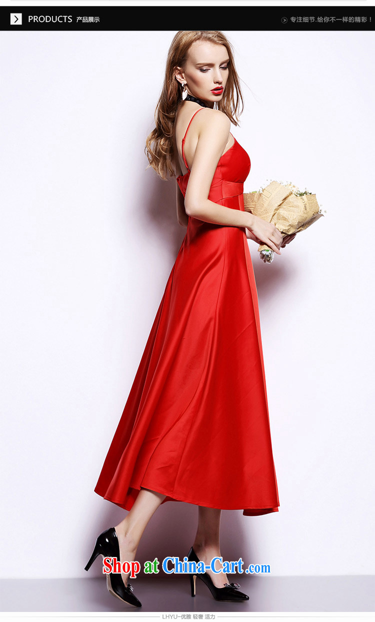 o, Lin 2015 new straps sexy dresses Evening Dress long female banquet bridesmaid bridal toast clothing red L pictures, price, brand platters! Elections are good character, the national distribution, so why buy now enjoy more preferential! Health