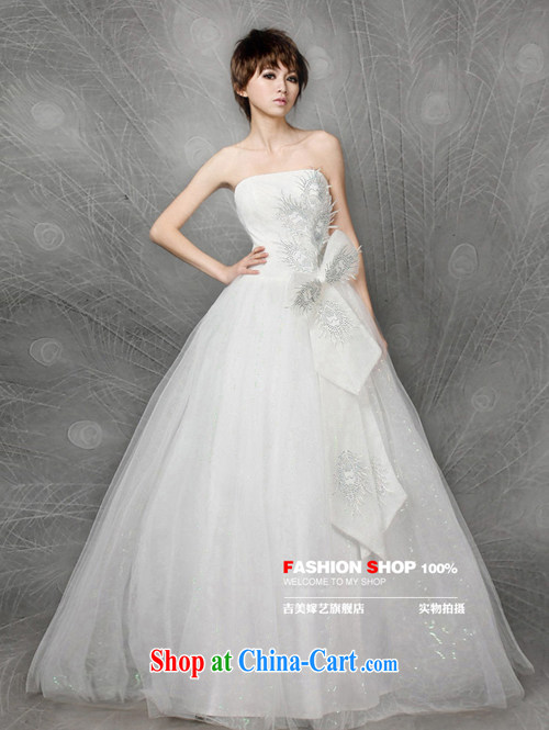 wedding dresses Jimmy married arts 2015 new erase chest Korean version with red LS 500 - H bridal gown white XXXL pictures, price, brand platters! Elections are good character, the national distribution, so why buy now enjoy more preferential! Health