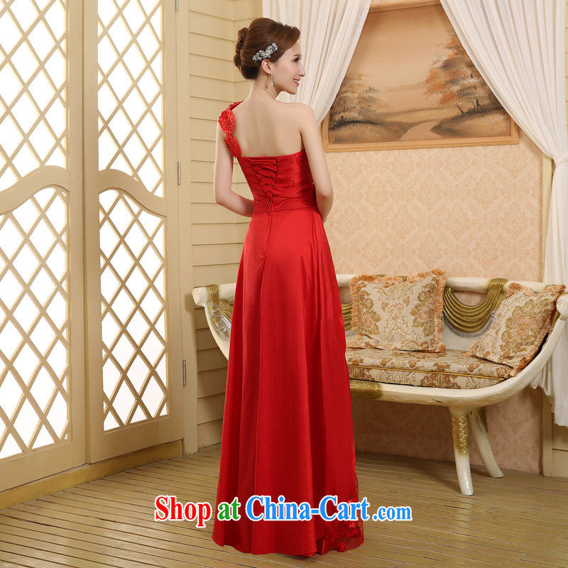 Flower Angel Cayman 2014 new promotions with red wedding dress long, cultivating banquet bridal toast dress XXL, flower Angel (DUOQIMAN), and shopping on the Internet