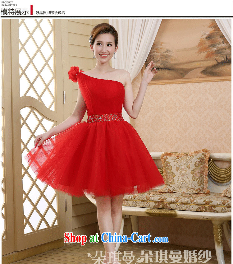 Flower Angel Cayman 2014 new small dress short marriages served toast bridesmaid wedding dresses dress women evening dress single shoulder XXL pictures, price, brand platters! Elections are good character, the national distribution, so why buy now enjoy more preferential! Health