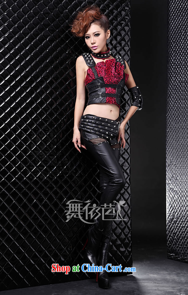 My Store DS 酒吧女 dancer costumes sexy value 5 piece Leopard stitching modern stage costumes #8561 black and red S smaller pictures, price, brand platters! Elections are good character, the national distribution, so why buy now enjoy more preferential! Health