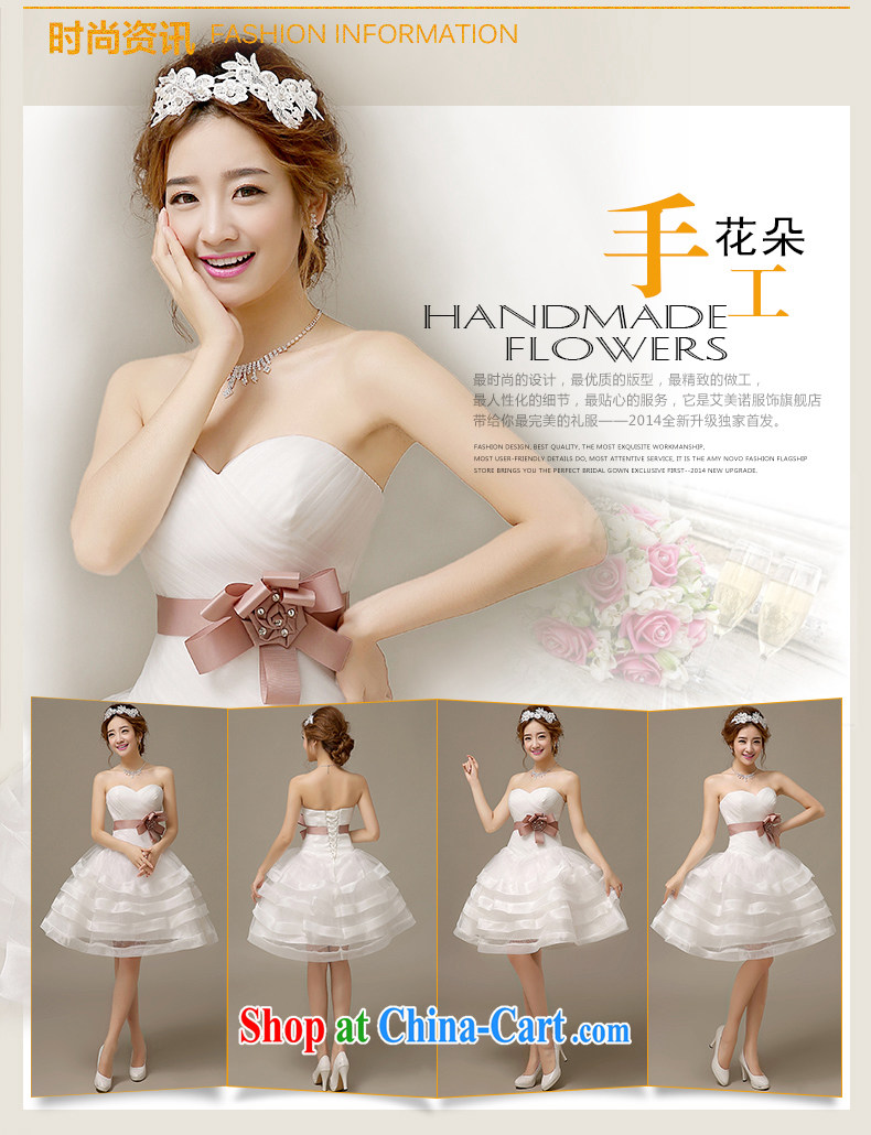 The United States, wedding dresses 2015 spring and summer Korean wiped his chest flowers manually short wedding beauty cascading shaggy tie L 0045 white XL pictures, price, brand platters! Elections are good character, the national distribution, so why buy now enjoy more preferential! Health