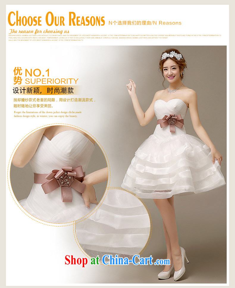 The United States, wedding dresses 2015 spring and summer Korean wiped his chest flowers manually short wedding beauty cascading shaggy tie L 0045 white XL pictures, price, brand platters! Elections are good character, the national distribution, so why buy now enjoy more preferential! Health