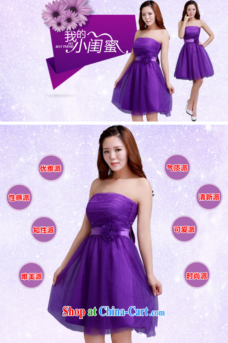 bridesmaid in short, small dresses summer 2014 new stylish short, Mary Magdalene chest Purple Purple dresses tailored pictures, price, brand platters! Elections are good character, the national distribution, so why buy now enjoy more preferential! Health