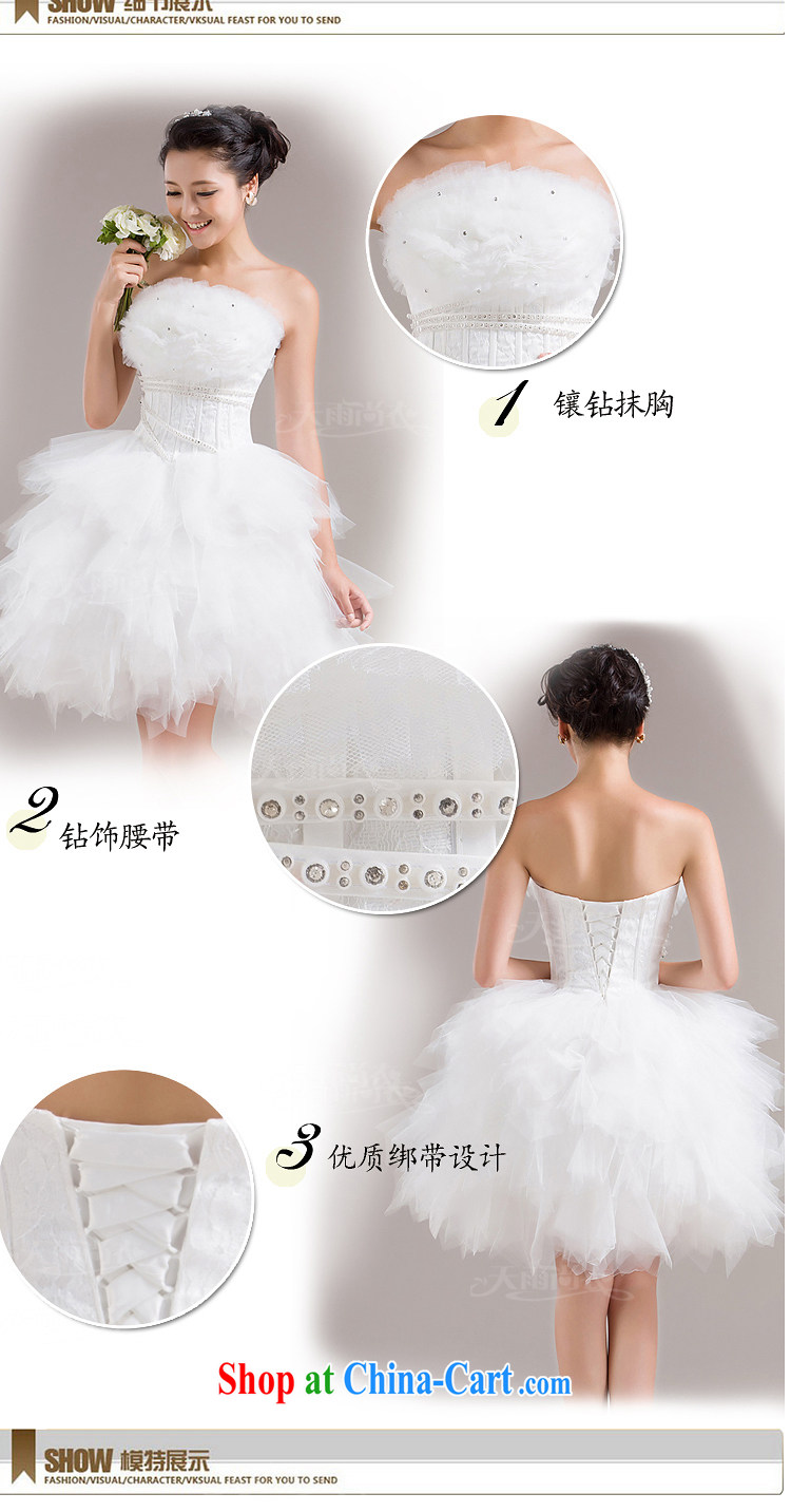 Rain is still clothing wedding dress new bridal gown bridesmaid dress fashion show clothes show short dress LF 100 white tailored pictures, price, brand platters! Elections are good character, the national distribution, so why buy now enjoy more preferential! Health