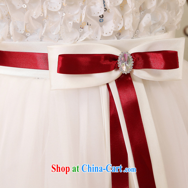 Rain is still Yi marriages 2015 new bridesmaid short skirt and sisters with sweet bride small dress LF 169 white tailored, rain is still clothing, shopping on the Internet