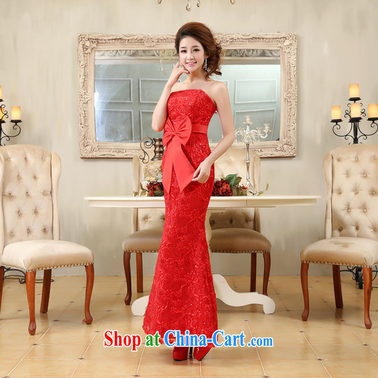 Rain was Yi 2015 new erase chest red long bridal wedding dress moderator performance service serving toast LF 175 red tailored pictures, price, brand platters! Elections are good character, the national distribution, so why buy now enjoy more preferential! Health