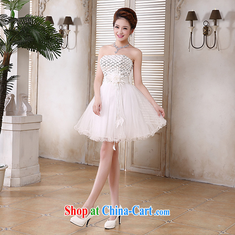 Rain was Yi 2015 new bridesmaid dresses the bride small wedding married Mary Magdalene white chest strap shaggy Princess short skirt LF 189 white tailored pictures, price, brand platters! Elections are good character, the national distribution, so why buy now enjoy more preferential! Health