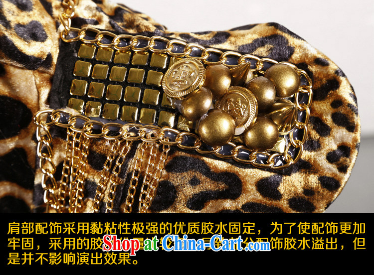 Dance to hip hop new Europe 酒吧女 DS show clothing dancer clothing female singer atmospheric stage Leopard T-shirt #8279 Leopard M code in pictures, price, brand platters! Elections are good character, the national distribution, so why buy now enjoy more preferential! Health