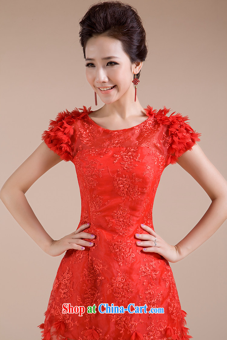 Rain is still Yi marriages 2015 new stylish bows clothing red lace dress Korean bridesmaid dresses small LF 108 red tailored pictures, price, brand platters! Elections are good character, the national distribution, so why buy now enjoy more preferential! Health