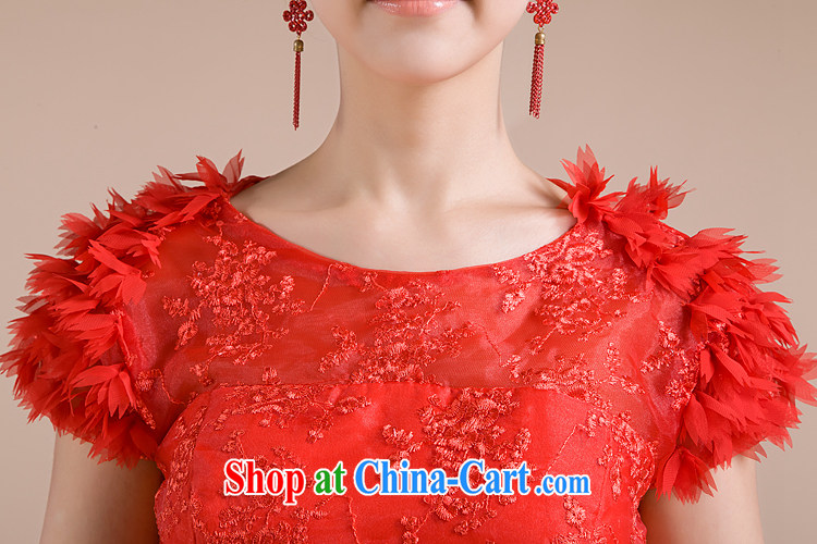 Rain is still Yi marriages 2015 new stylish bows clothing red lace dress Korean bridesmaid dresses small LF 108 red tailored pictures, price, brand platters! Elections are good character, the national distribution, so why buy now enjoy more preferential! Health