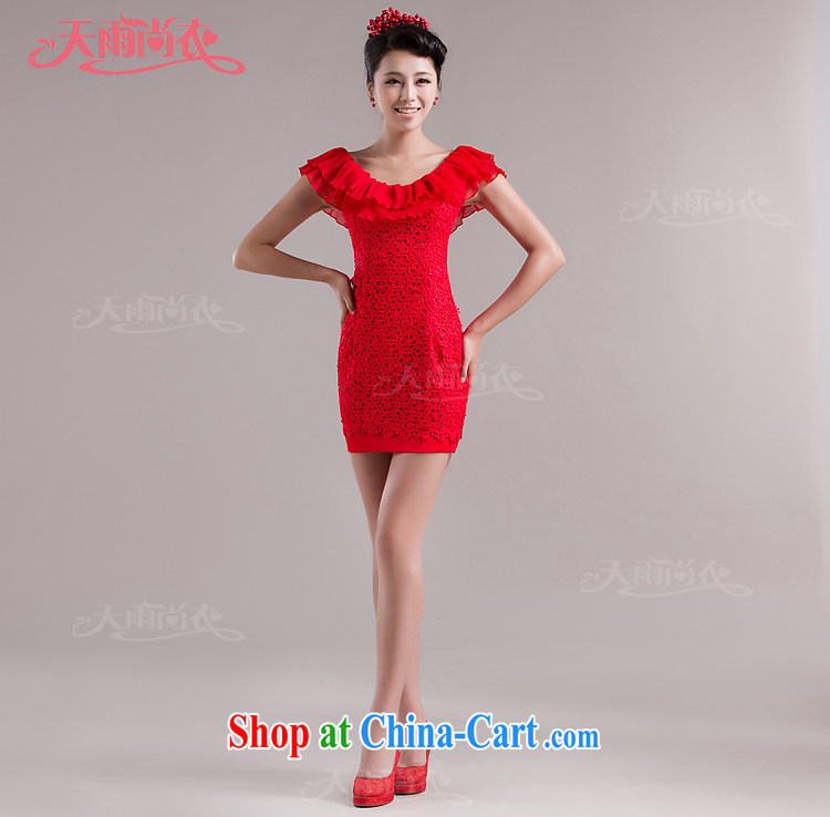 Rain is still Yi marriages graphics thin dresses red wedding dress bridal toast back door bridesmaid short small dress LF 107 red tailored pictures, price, brand platters! Elections are good character, the national distribution, so why buy now enjoy more preferential! Health