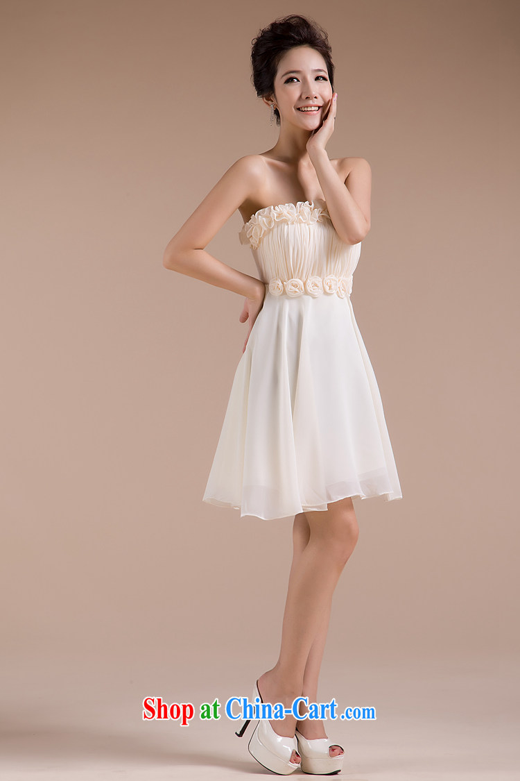 Rain is still clothing bridal wedding dresses 2015 new, accompanied by her sister skirt champagne color short, tied with bare chest sweet little dress LF 88 champagne color tailored pictures, price, brand platters! Elections are good character, the national distribution, so why buy now enjoy more preferential! Health