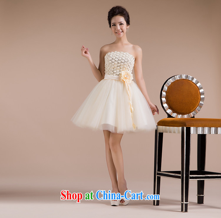 Rain is still Yi marriages 2015 new bridesmaid sister dress champagne color erase chest strap short, sweet little dress LF 86 champagne color tailored pictures, price, brand platters! Elections are good character, the national distribution, so why buy now enjoy more preferential! Health