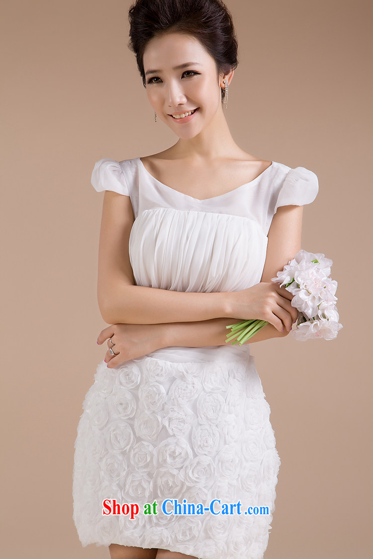 Rain is still Yi wedding 2015 bride toast clothing new white short dress package and sexy bridesmaid dresses small LF 85 white tailored pictures, price, brand platters! Elections are good character, the national distribution, so why buy now enjoy more preferential! Health