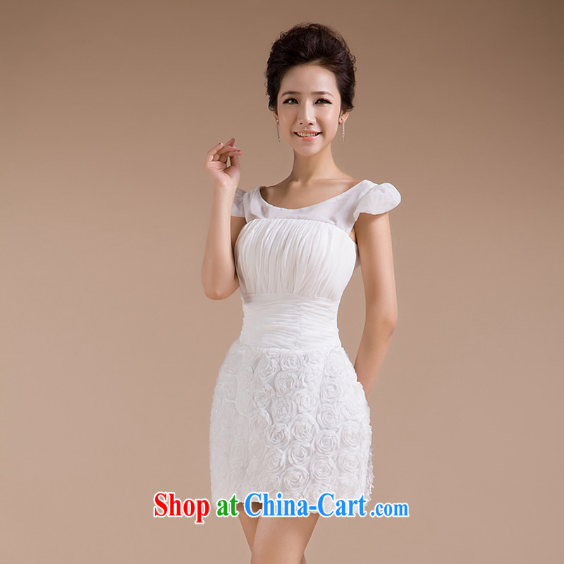 Rain is still Yi wedding 2015 bride's toast clothing new white short dress package and sexy bridesmaid dresses small LF 85 white tailored, rain is still clothing, and shopping on the Internet