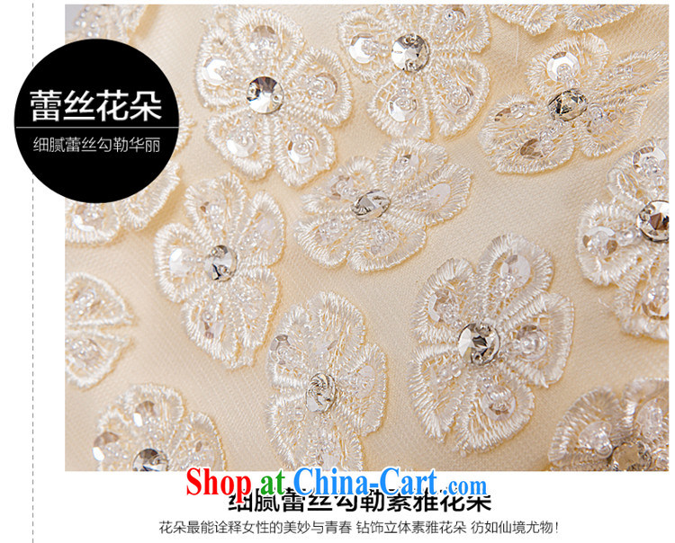 Tslyzm bridal dresses bridesmaid serving short 2015 new manual flowers toast serving noble name Yuan Shen red white wedding dress white L pictures, price, brand platters! Elections are good character, the national distribution, so why buy now enjoy more preferential! Health