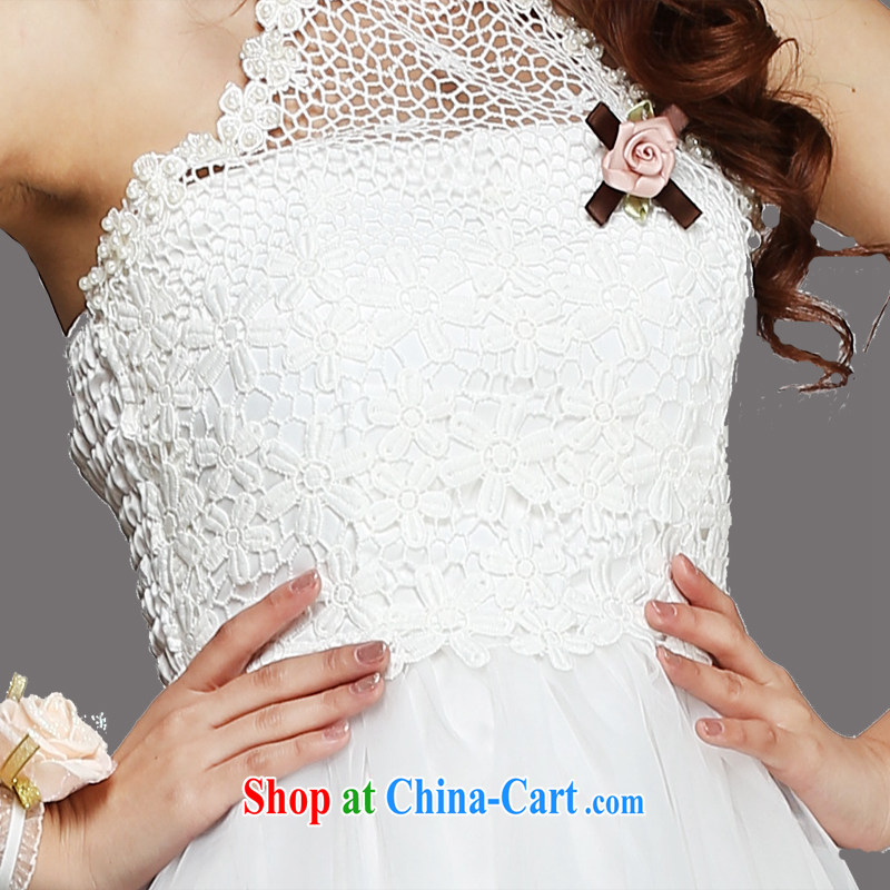 Honey, Addis Ababa New Round waters drill the Pearl River Delta (PRD tick take Openwork side zipper back Openwork mount also wiped his chest dress dress evening dress bridesmaid dress bows white are code, honey, Addis Ababa (Mibeyee), and shopping on the
