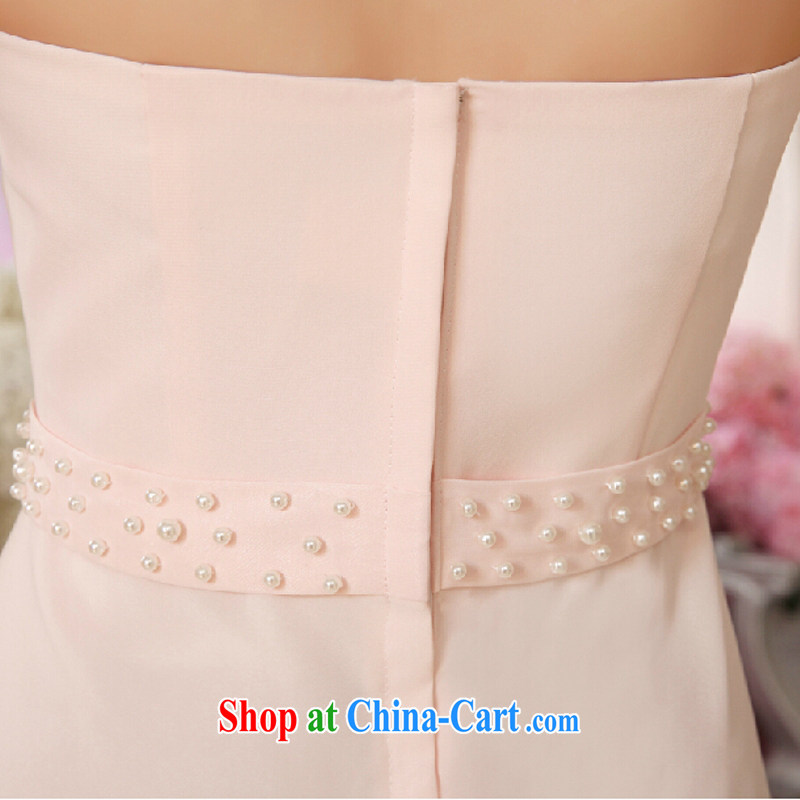 Yong-yan and 2015 new summer small dress is also toast Service Bridal short, snow-woven short dress beauty Evening Dress dress champagne color M, Yong-yan good offices, shopping on the Internet