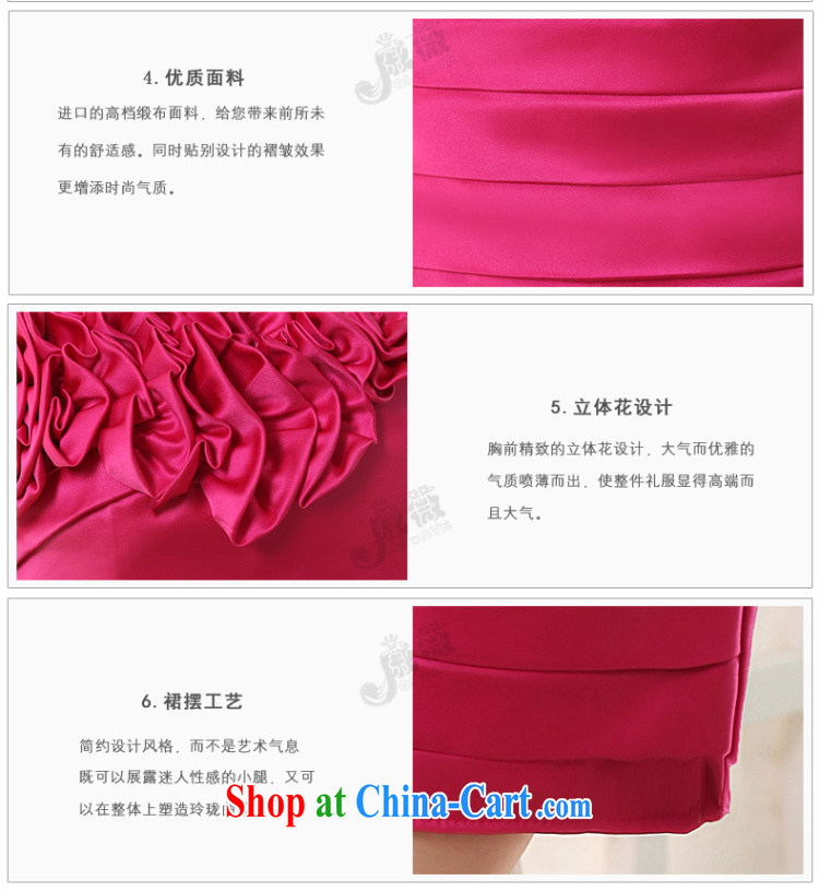 Wei Qi 2015 summer new bride toast clothing wedding dress chest bare short sleek beauty package and bridesmaid serving short video Thin women dress red XXL pictures, price, brand platters! Elections are good character, the national distribution, so why buy now enjoy more preferential! Health
